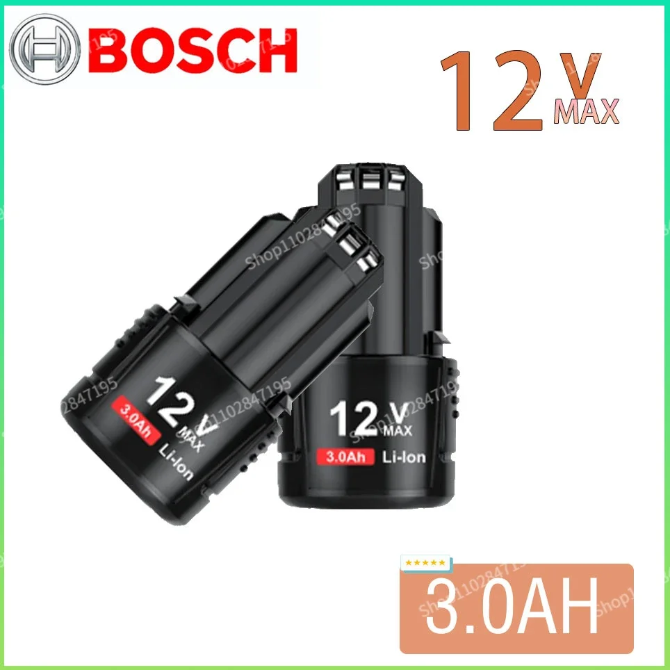 

Bosch 12V 3.0Ah Li-ion Rechargeable Battery Suitable for Power Tool Models BAT411 D-70745 BAT412A BAT413A BAT414 etc