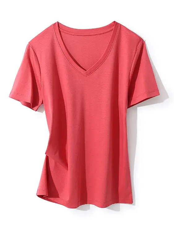 Berry Pink V neck