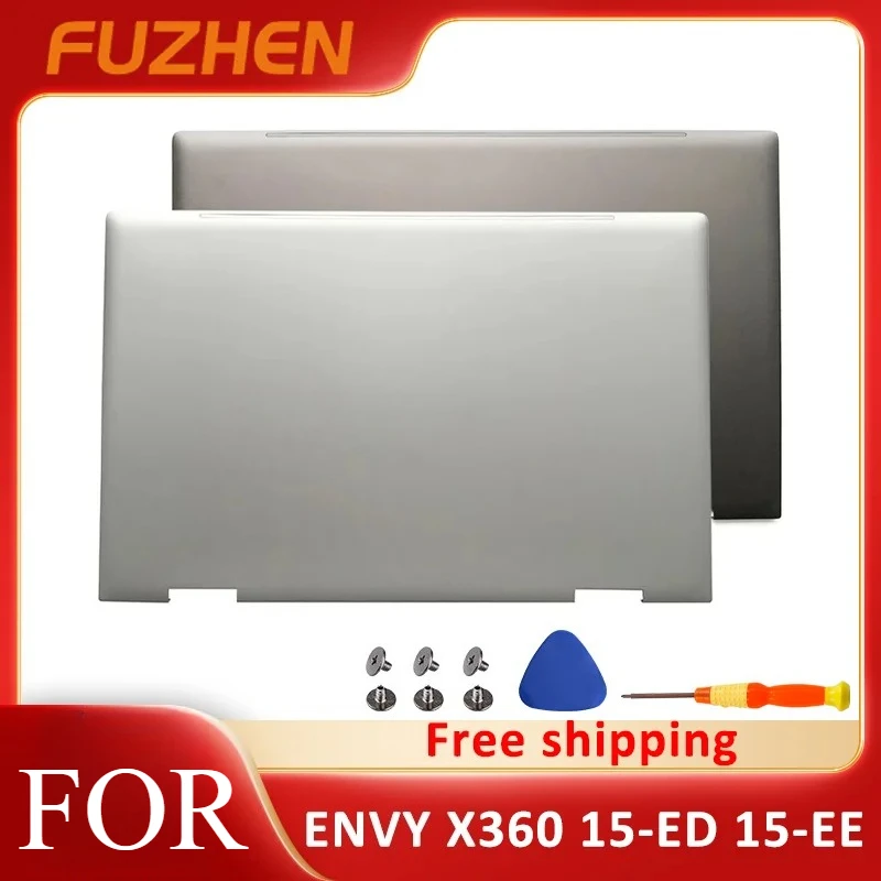 

New For ENVY X360 15-ED 15-EE LCD Back Cover Top Case + Hinges L93203-001 L93204-001