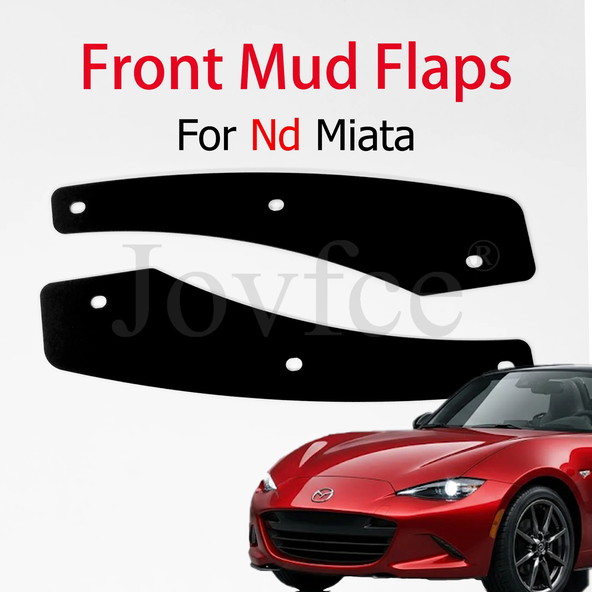 Front Mud Flaps for Mazda MX-5 Miata ND 2016-2025, No-Drill Front Splash Guards