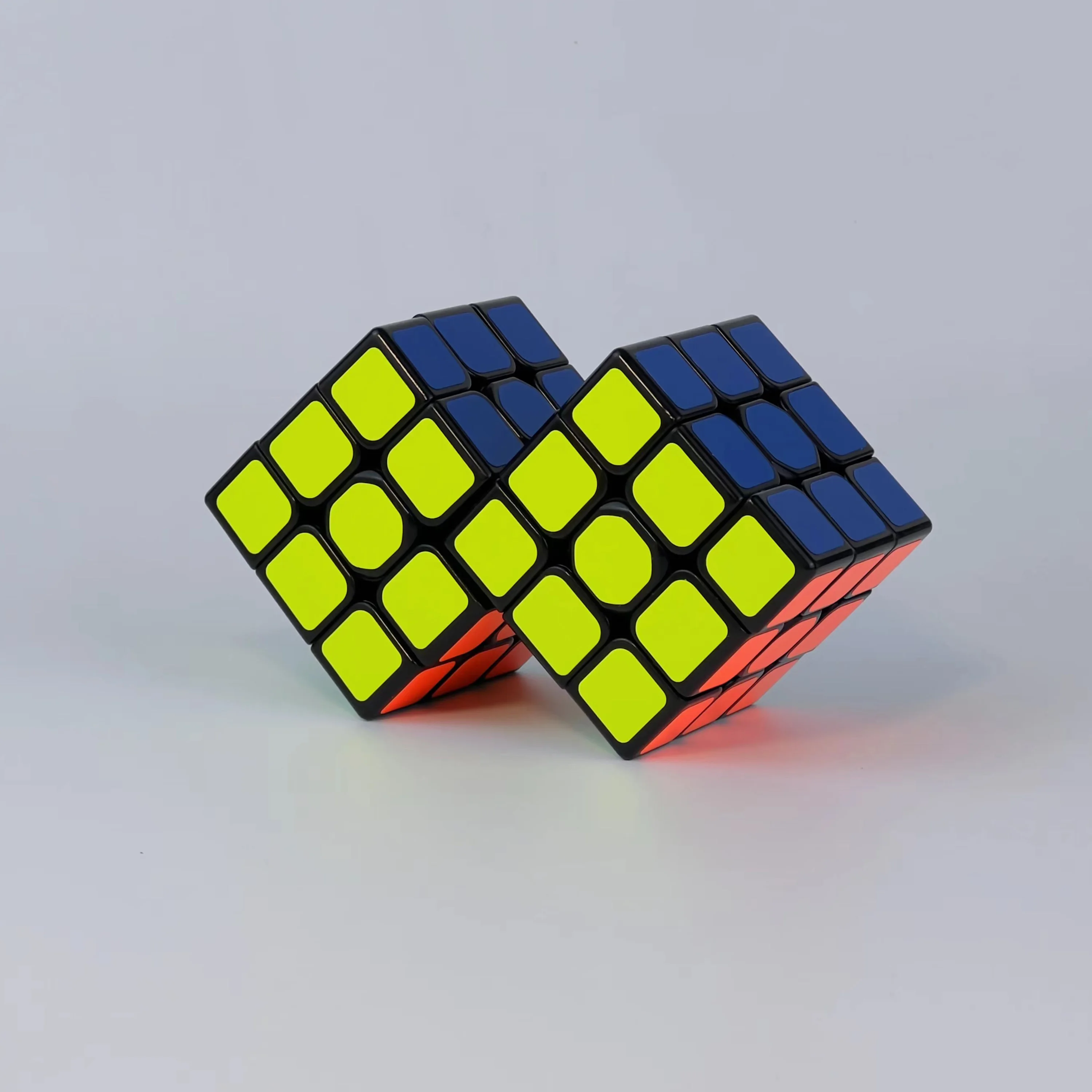[Picube] 3x3 結合キューブ ブラック 限定回転 ステッカーレス 3x3x3 MoYu QiYi MeiLong YJ Speed GAN パズル Twisty Brain Teaser