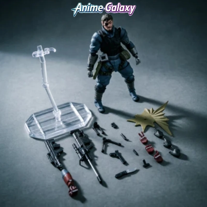Figura de acción de Metal Gear Solid de 15 cm, modelo articulado de PVC, estatua de anime coleccionable, juguete para gamers, adorno de escritorio.