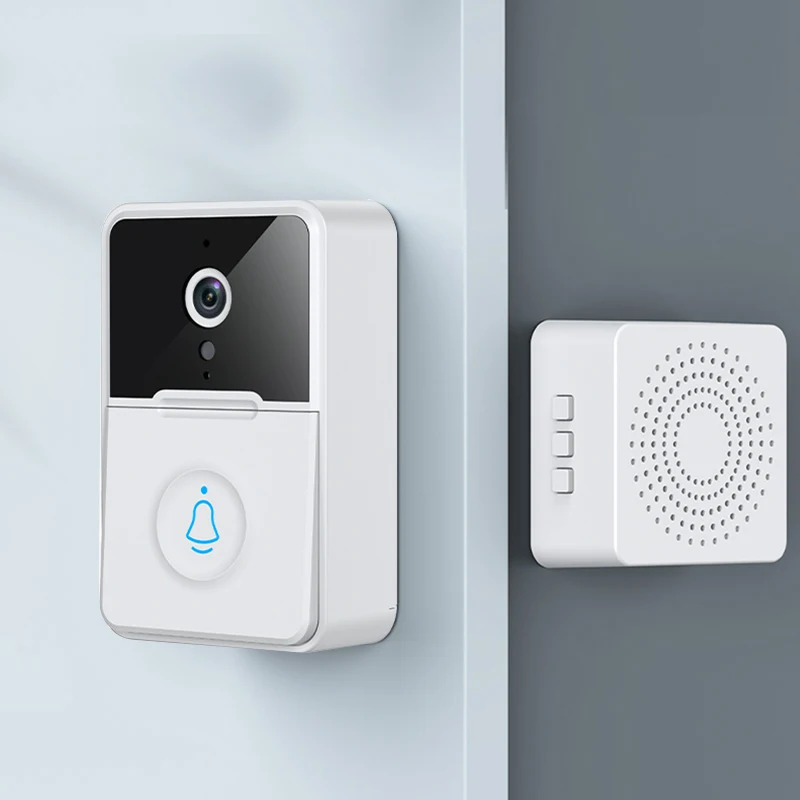 Intelligent Wifi Night Vision Low-Power Visual Doorbell App Remote Language Intercom Mobile Push Notifications