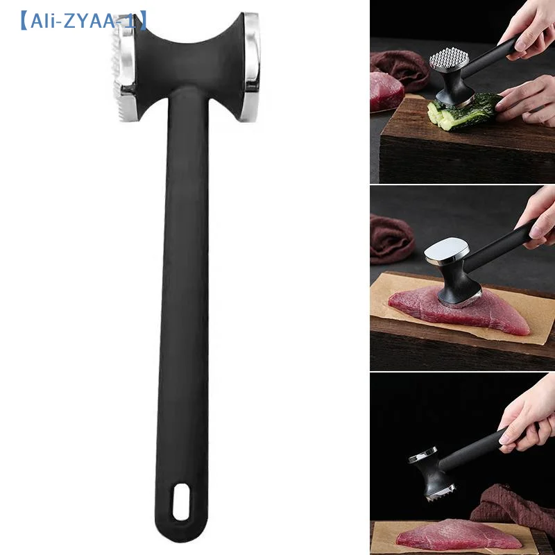 Heavy-duty Kitchen Meat Mallet With Rubber Handle And Alloy Hammer Head For Easy Pounding And Tenderizing Of Meat【ZYAA-1】