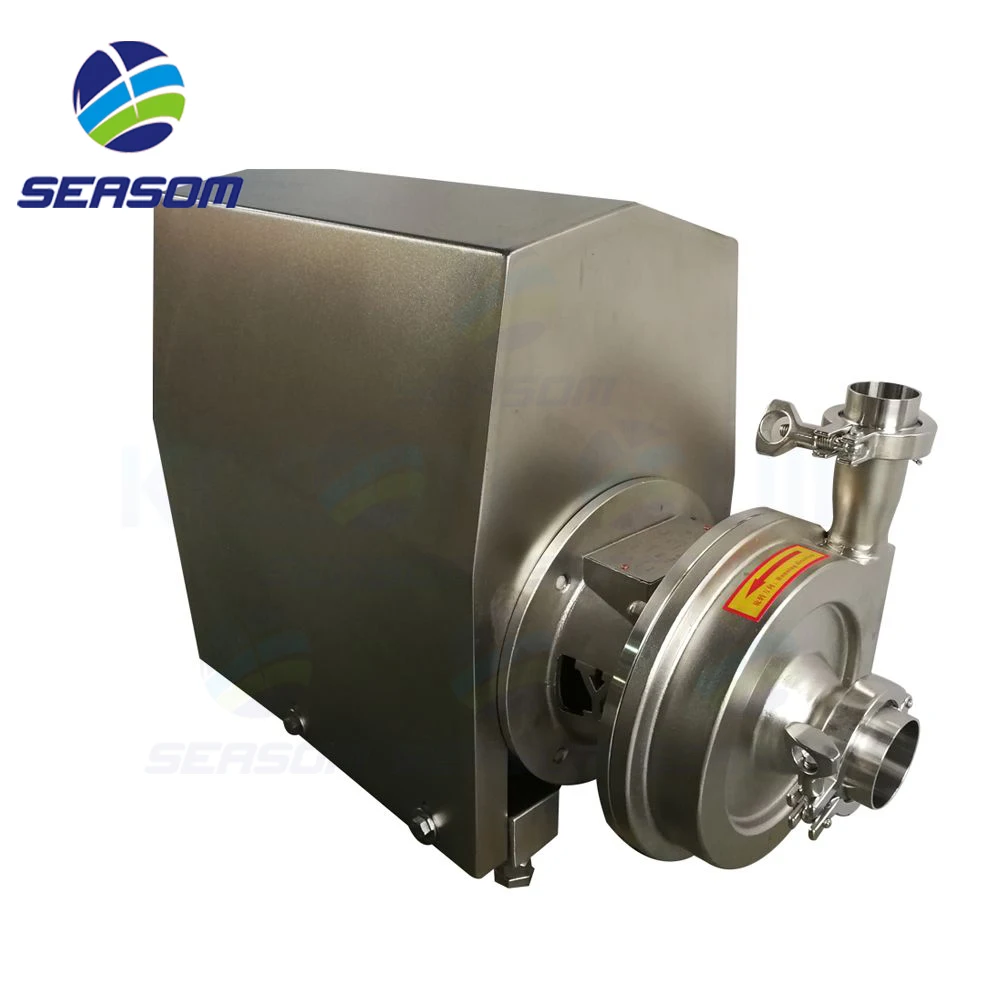 SEASOM 304 Ss 110v Food Grade Centrifugal Stainless Steel Juice Sanitary Pump