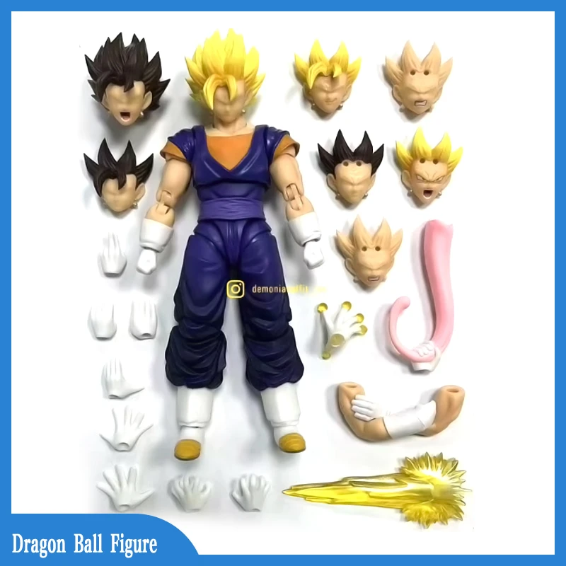 Demoniacal Fit Dragon Ball Vegito Figure Shf Super Saiyan Ssj Vegito Action Figure Collectible Christmas Customized Toy Gift