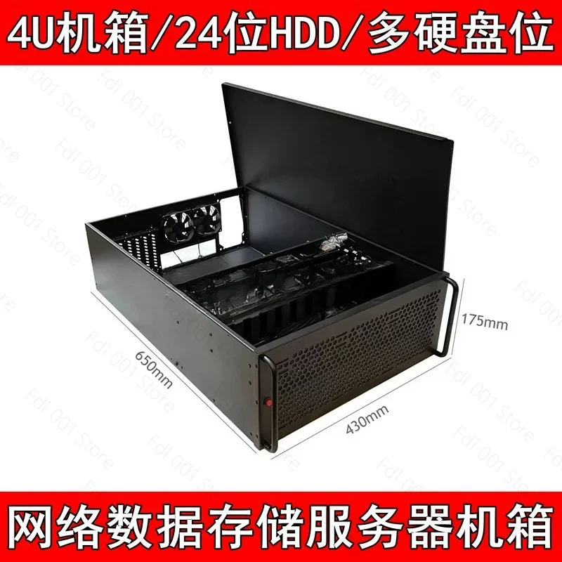 4U Support 24HDD Bays Server 19 Inch Rack Mount Chassis Storage Case