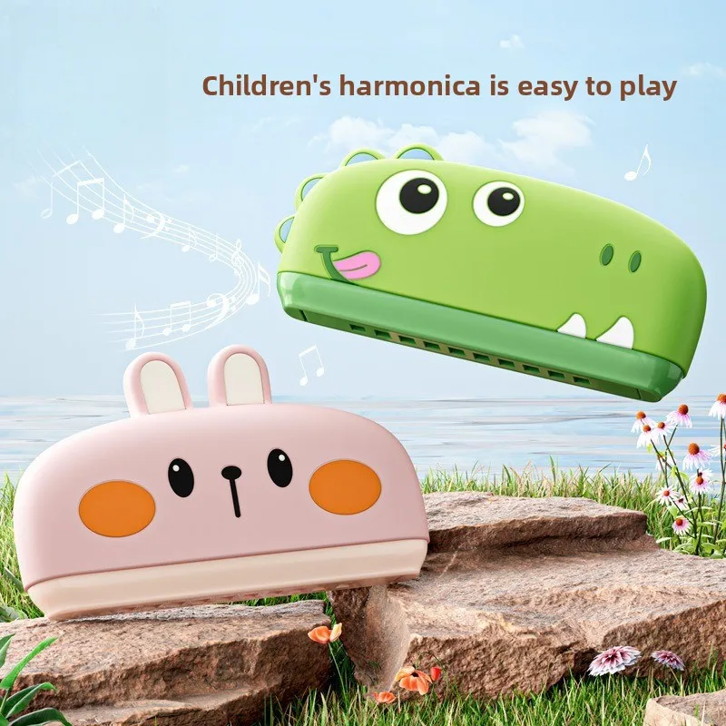 32 buracos caixa dinossauro gaita tubarão boca órgão instrumento musical educação precoce inteligência brinquedos iniciante crianças presente