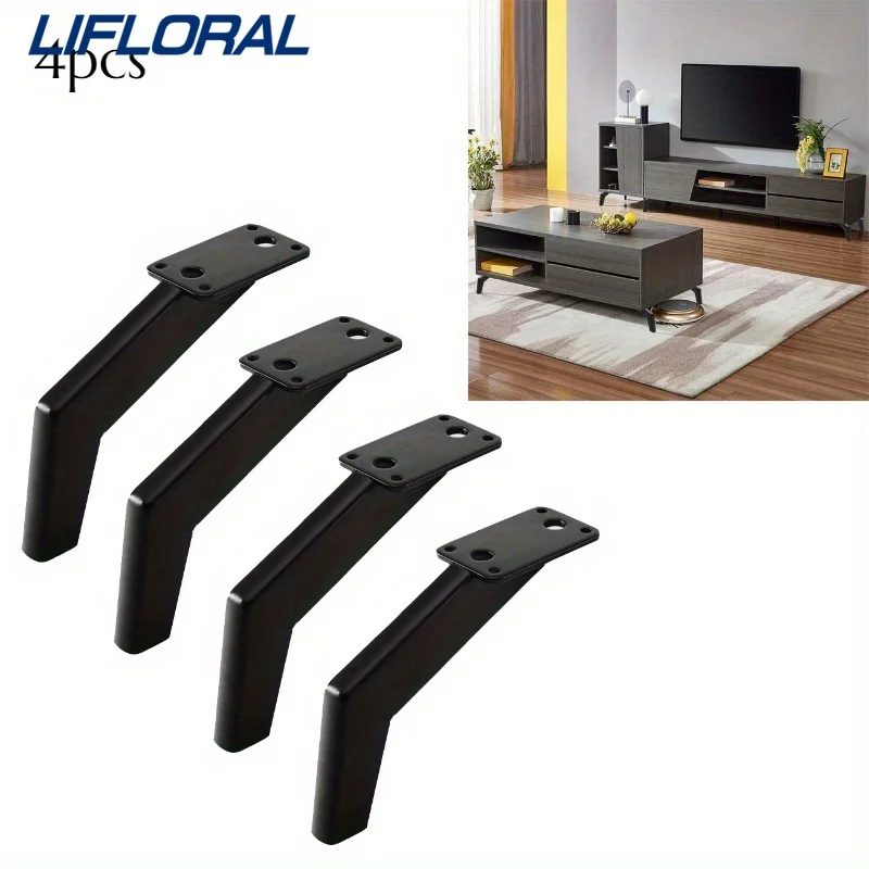 

4pcs Metal DIY Furniture Legs Sofa Replacement Legs Modern Style Sofa Legs Suitable for Sofa Table Cabinet Nightstand