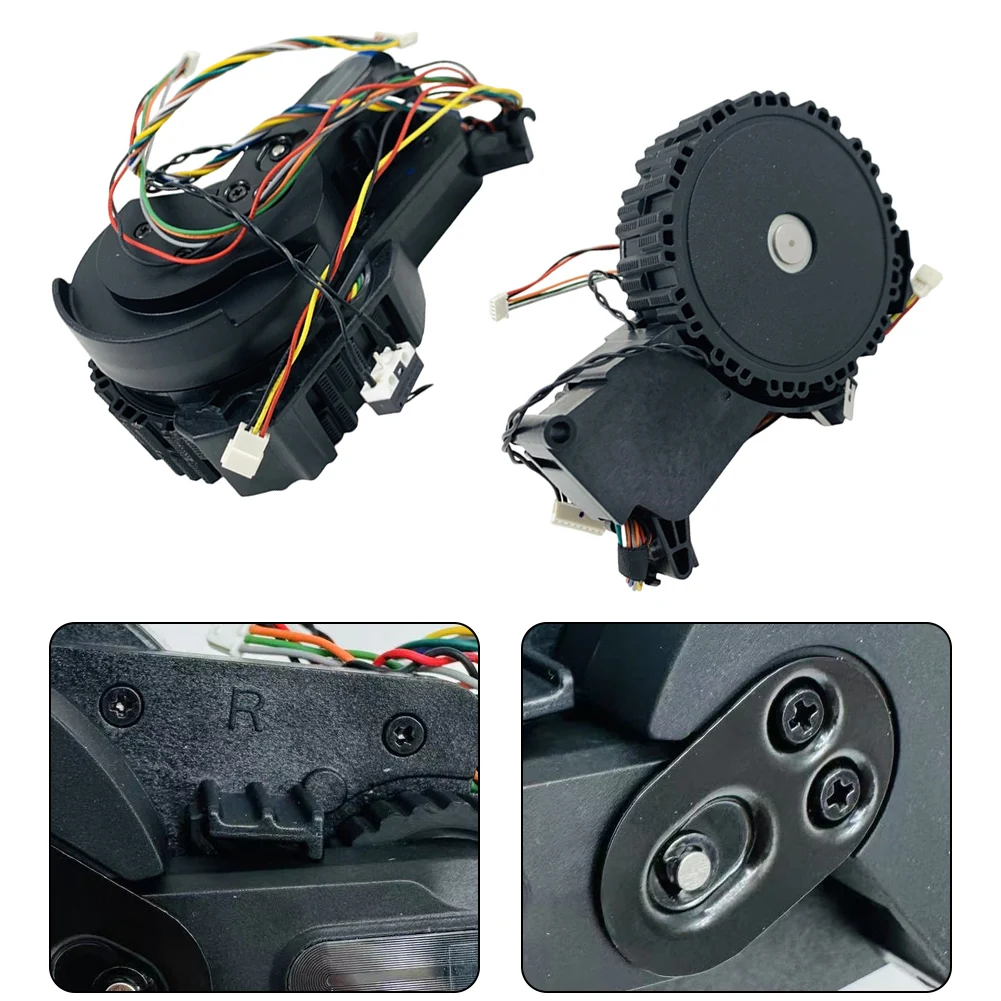 Replacement Left Right Main Wheel for Mova Z60 Ultra Roller Robot Vacuum Self Emptying Improved Cleaning Coverage
