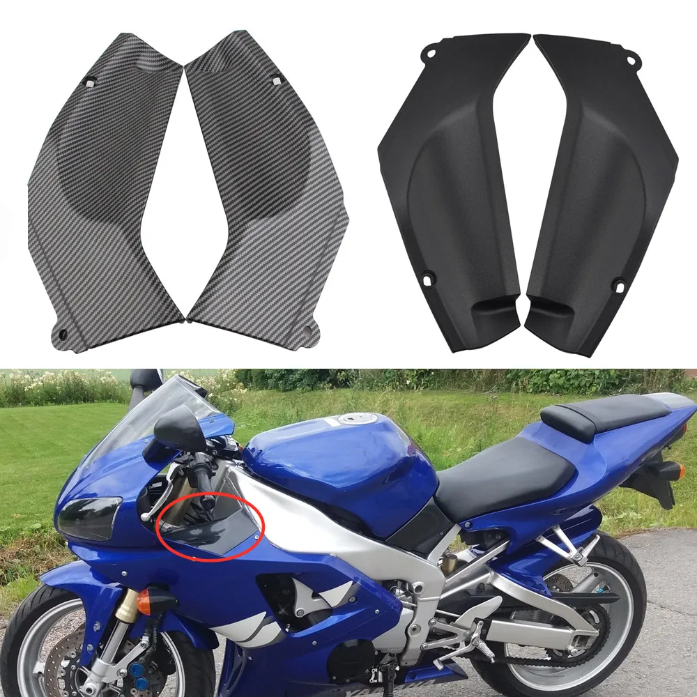 Motorcycle Accessories Carbon Fiber/Black Right & Left Side Panels Fairing Cover For Yamaha YZF YZF R1 1998 1999 2000 2001