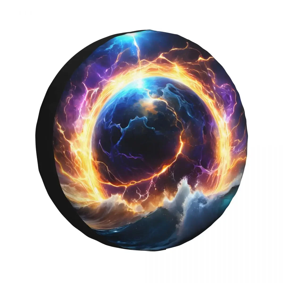 

Shining Planet Sea Universe Spare Tire Cover for Jeep Mitsubishi SUV RV Car Wheel Protectors Accessories 14" 15" 16" 17" Inch