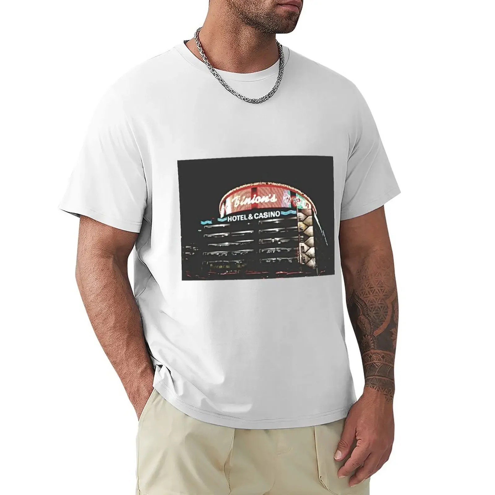 formerly Binion's Horseshoe T-Shirt blacks plus sizes sweat funnys oversized t shirts for men