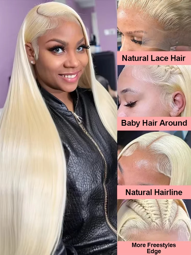 200 Density 40 Inch 613 Lace Front Wig Human Hair 613 Lace Front Wig Human Hair Blonde Wig Human Hair 13x4 Straight Lace Frontal