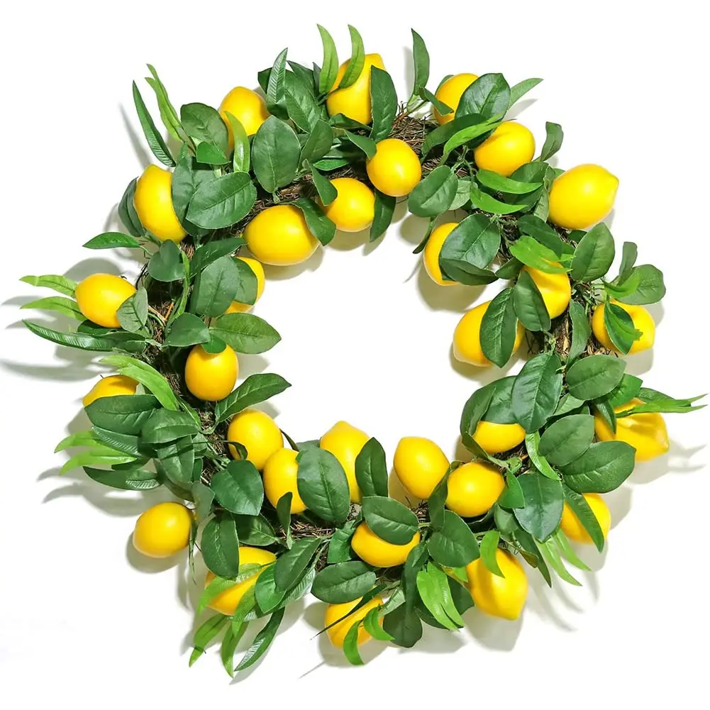 12pcs Artificial Fake Lemons Realistic Faux Fruits Photography Props For Home Kitchen Table Decoration