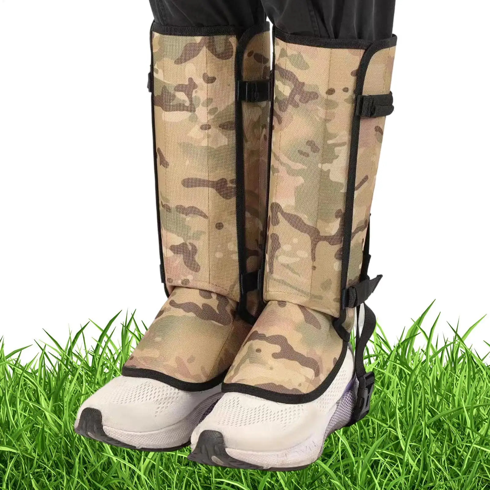Snake Guards for Legs Adjustable Strap Leg Guards Anti Snake Bite Gaiters for Women Men Hikers Ranchers Farmers Landscapers