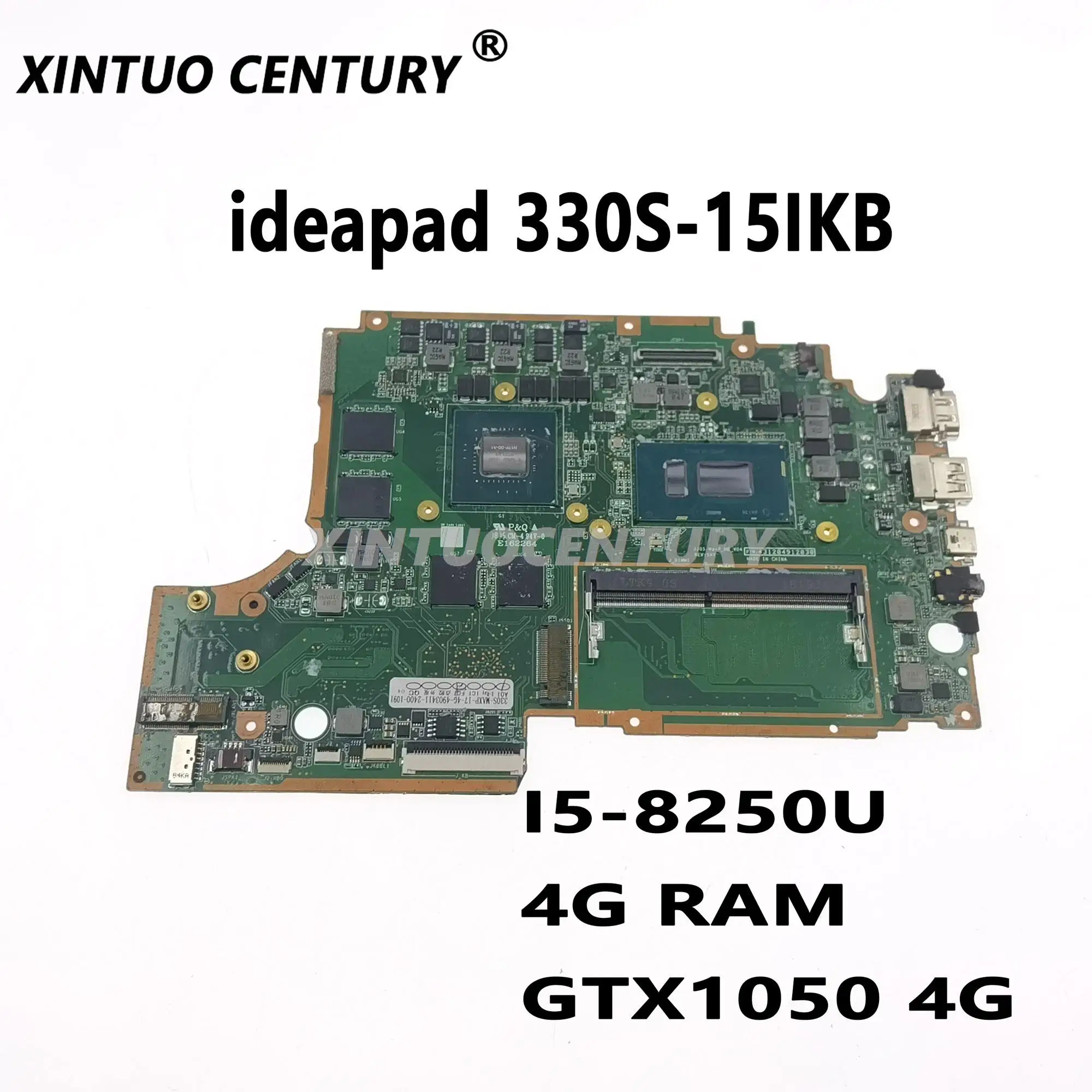 

5B20R34713 for Lenovo ideapad 330S-15IKB Laptop motherboard with SR3LA I5-8250U CPU 4G RAM GTX1050 4G 100% test work