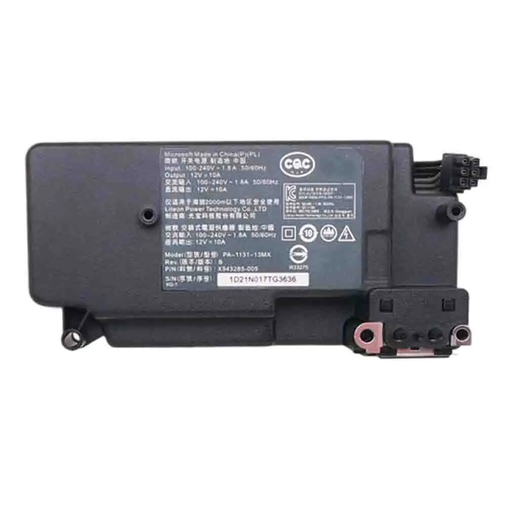 

Блок питания (AC адаптер) для Xbox Series S, замена PA-1131-13MX N15-120P1A, черный, внутренний, с кабелем