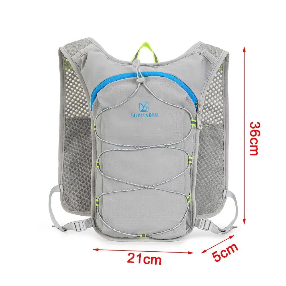 2L Marathon Hydrating Rucksack Atmungsaktive Ultraleichte Lauftasche Reflektierender Trailrunning Rucksack Reiten Fahrrad