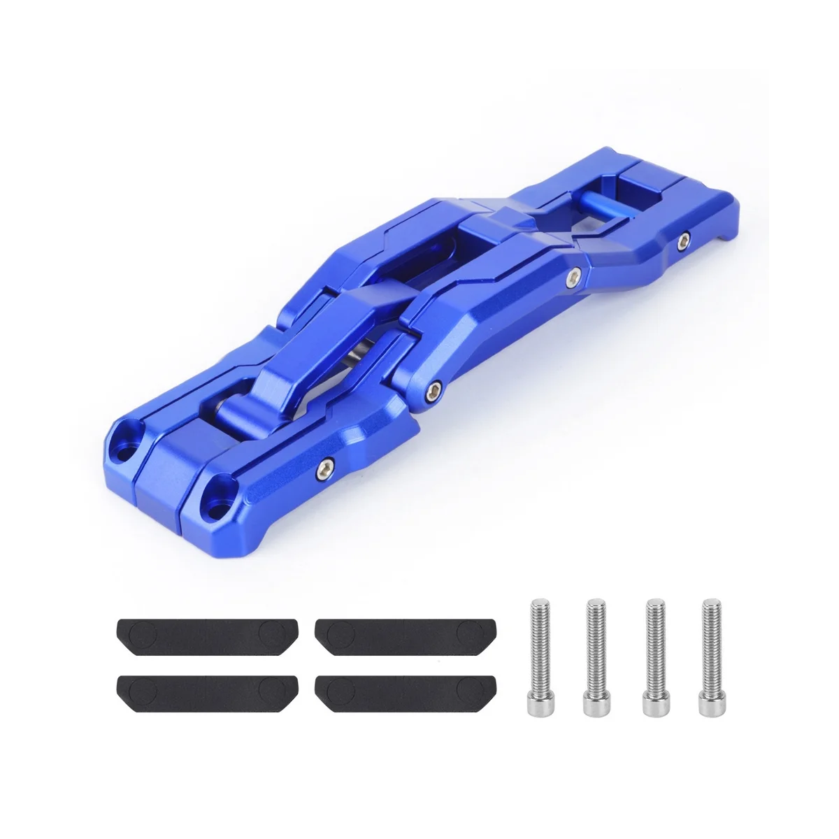 

2/4 Door Before and After Side Ladder Pedals for Jeep Wrangler JK/JL 2007-21 Aluminum Alloy Folding Ladder Pedals Blue