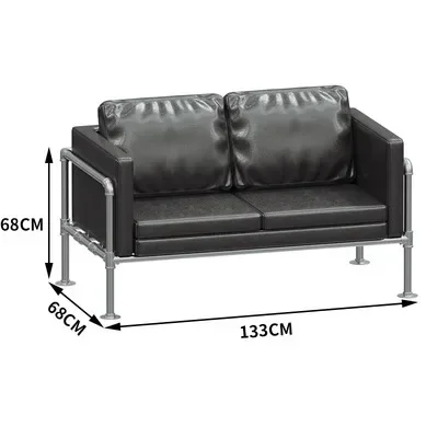 Retro wrought iron dining bar bar clear bar booth sofa table and chairs coffee western restaurant industrial style