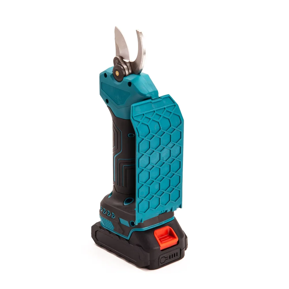 Akumulatorowe nożyce do gałęzi 21V, bezszczotkowe, 30mm, do przycinania drzew owocowych, bonsai, elektryczne nożyce do gałęzi, narzędzia elektryczne z cyfrowym wyświetlaczem poziomu naładowania baterii.