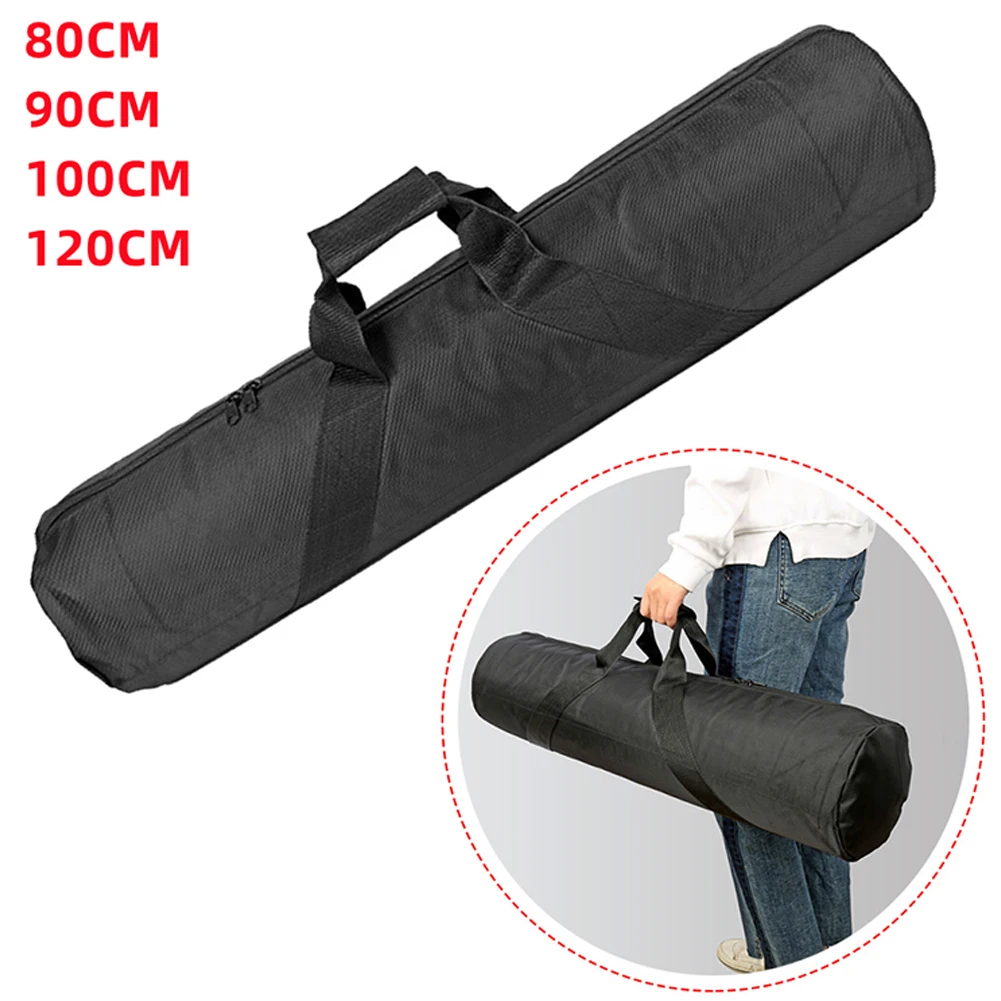 Easy to Carry Padded Tripod Bag, Black, Oxford Fabric, Suitable for Mic Stands and Lighting Stands, 80 120cm Length