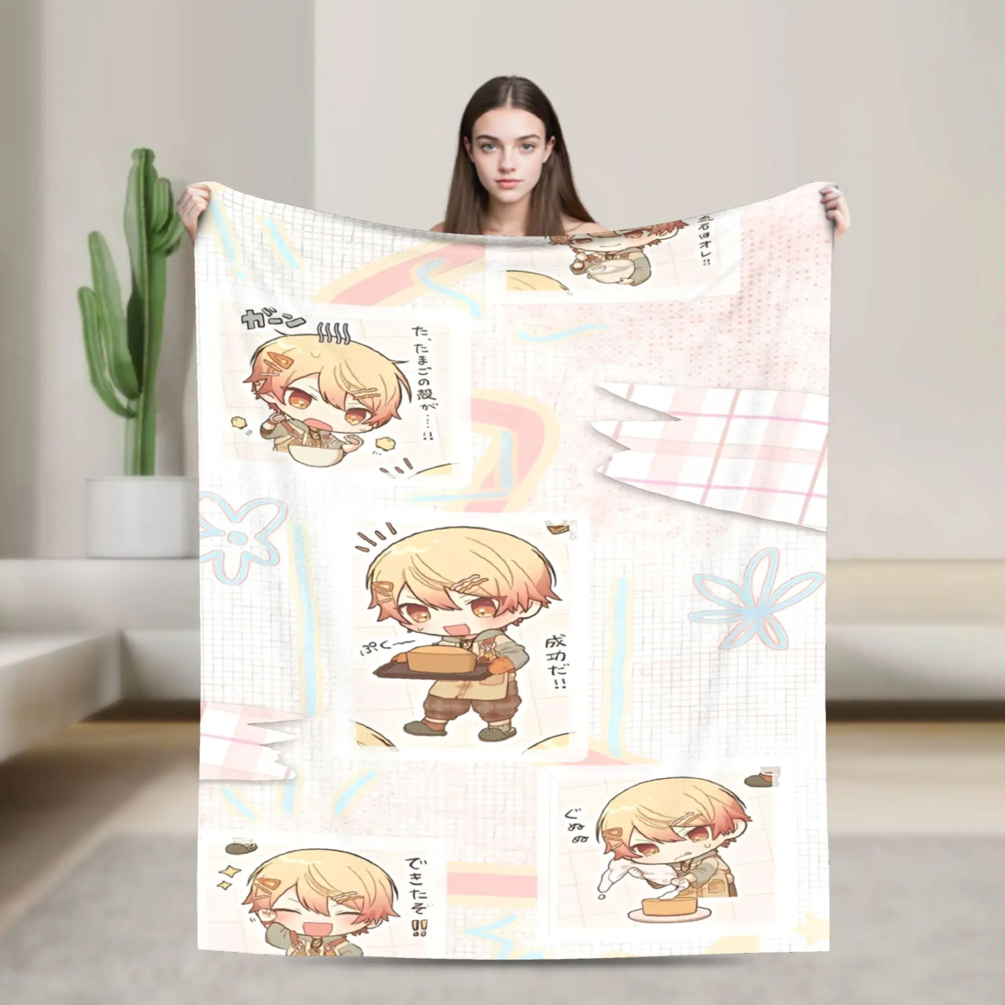 sekai tsukasa tenma Blanket Super Soft Fleece Healing Present  Throw Blanket Bedspreads