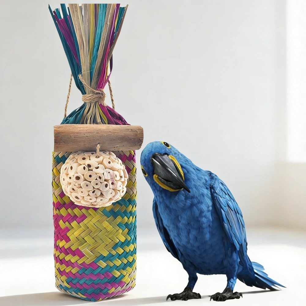 

Bird Toys For Foraging Shredding Parrot Toys Chew Toys for Birds Bird cage accessories Toys for Small Medium Birds