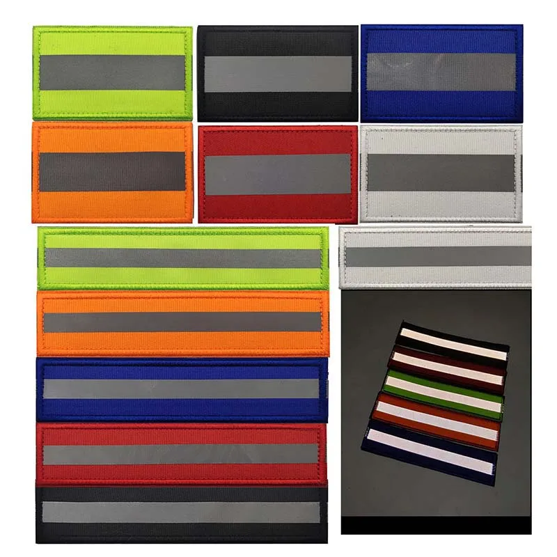 عاكس سلامة قطاع الإنقاذ شارة بقع مع حلقة هوك ، العسكرية التكتيكية شعار حقيبة الظهر سترة زين الملابس ملصقات #2