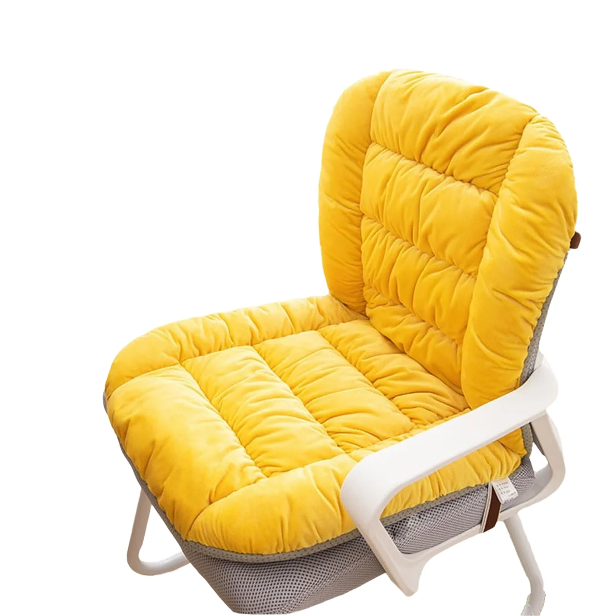 

Desk and Chair Cushions Soft Seat Cushions with Removable Chair Covers Office Chair Cushions Yellow