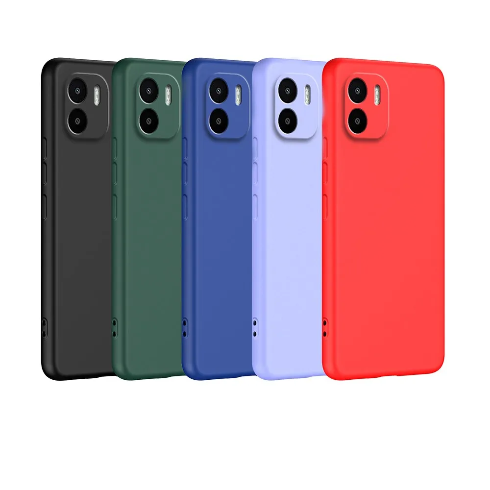 Luxuriöse Flüssigsilikon-Telefonhülle für Xiaomi Poco C50 C51 C55 C61 C65 C75 C85 X4 X5 X6 X7 Pro M4 M5 Kamera-Schutzhülle