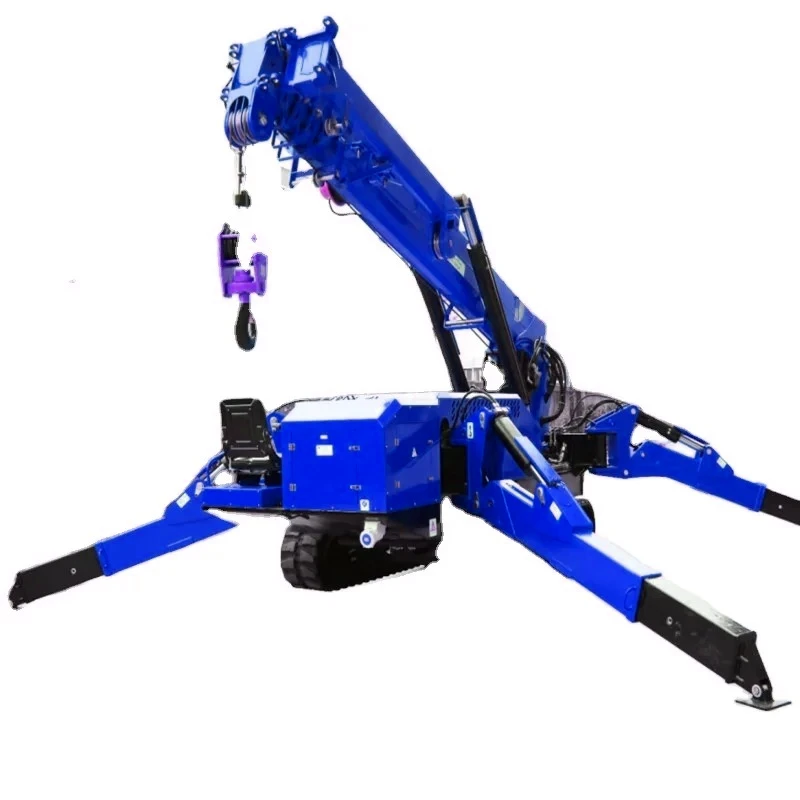 High Quality Spider Crane Widely Application Lifting Small Crane Safty Construction Height Works Using Spider Crane for France
