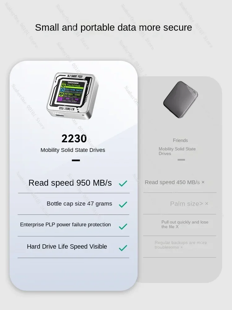 Mobile Solid State Disk 1T External Storage Computer High-Speed SSD Solid State Mobile Hard Disk