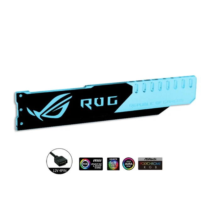 Rgbサポートグラフィックカード,vgaホルダー,rog/msi/amd/nvidia