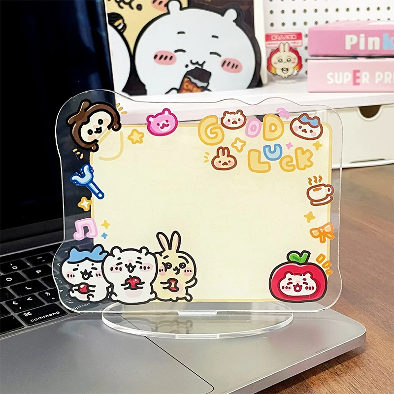 

chiikawa PVC message board erasable notepad desktop ornament memo decorative board anime figure