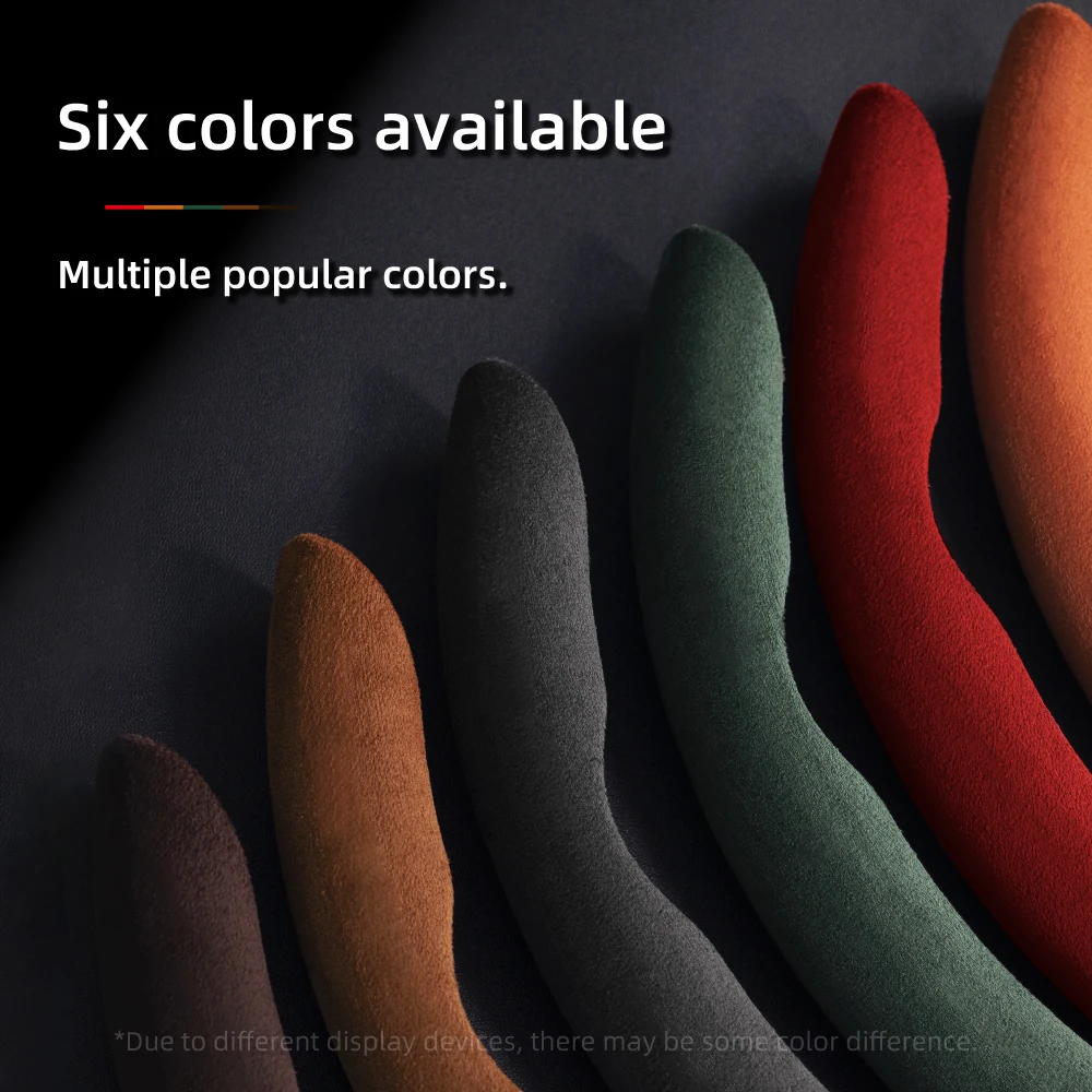 Suitable for Jaguar Anti-Slip Buckle Segmented Suede Steering Wheel Cover Suitable for Xf X250 Xe E Pace F Xj I Ev400 S Type X351 Svr Xfl Ftype Project 7 Cars Accessories view 6