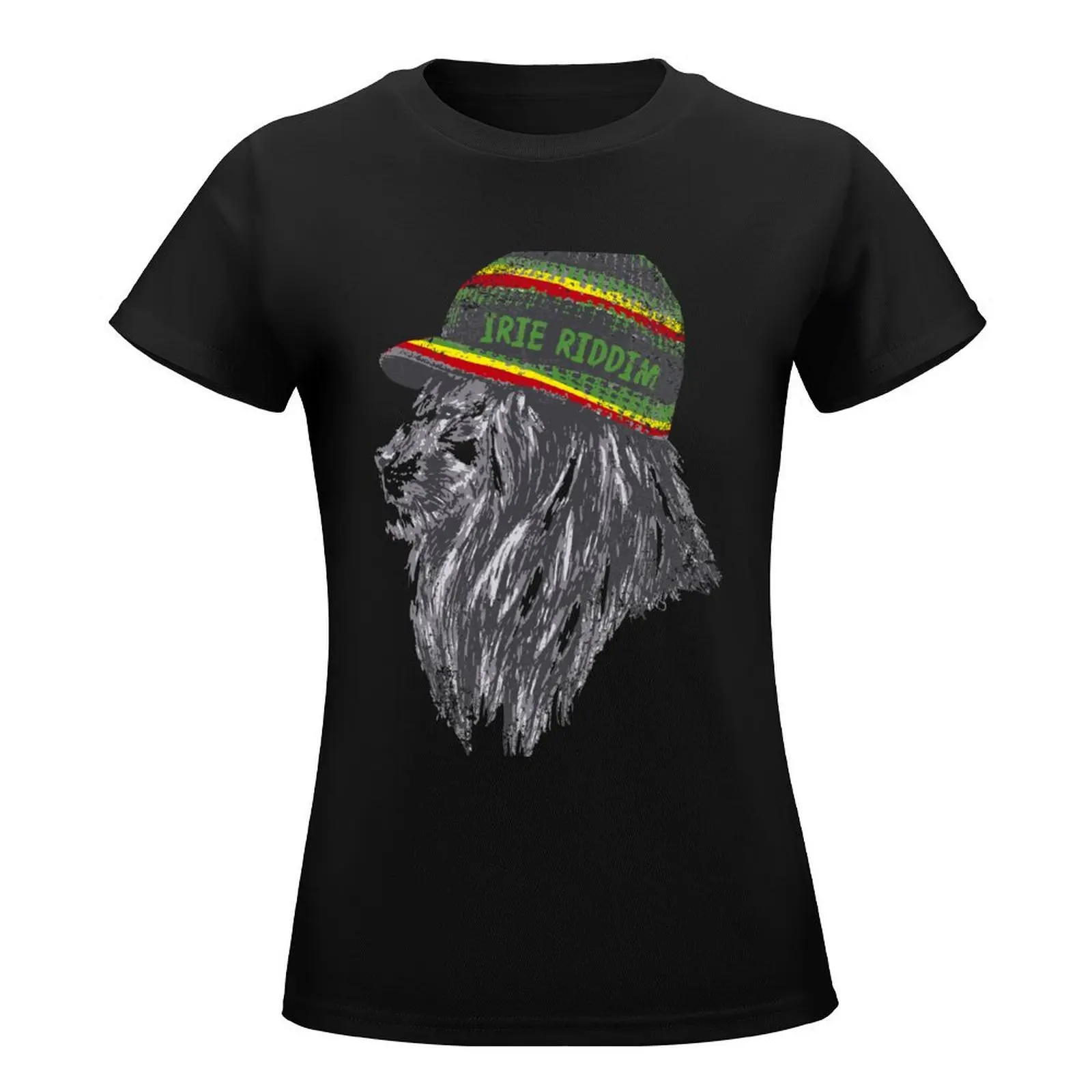 Leon Rasta T-Shirt plus size tops Female clothing summer clothes for Women