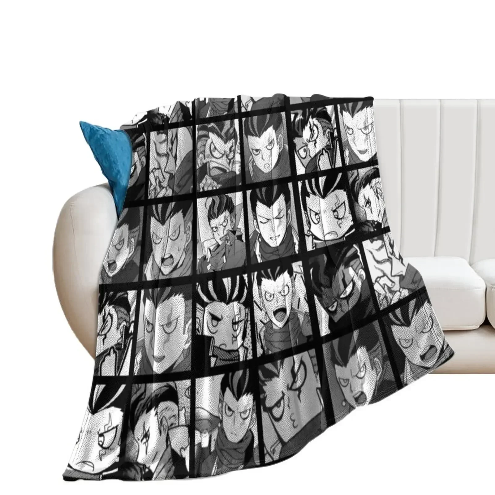 Gundham Manga Collection Throw Blanket Sofa Large Blankets