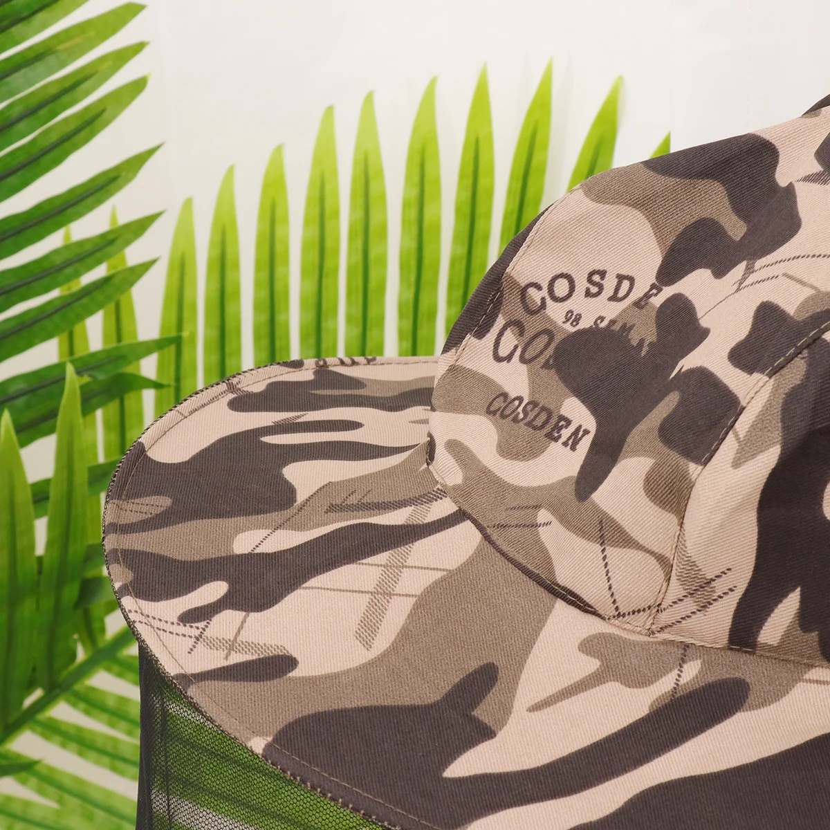 

Outdoor Anti-Mosquito Net Hat Grey Camouflage Sunscreen Fishing Camping Hiking Hat Headgear Breathable Quick Dry Net