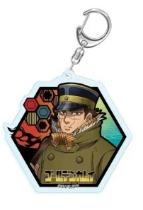 Anime Tsurumi Tokushirou Shiraishi Yoshitake Sugimoto Saichi Kochobe Asuko Keychain Doll Acrylic Keyring Pendant for Gift