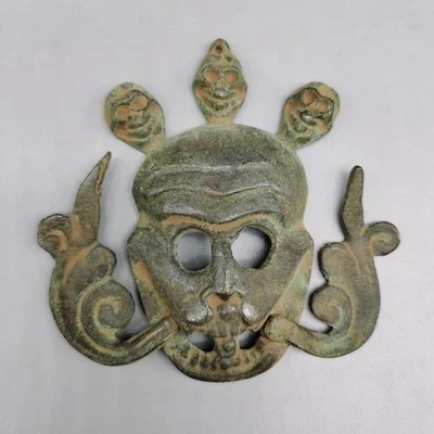 

Antique collection of ghost face mask ornaments