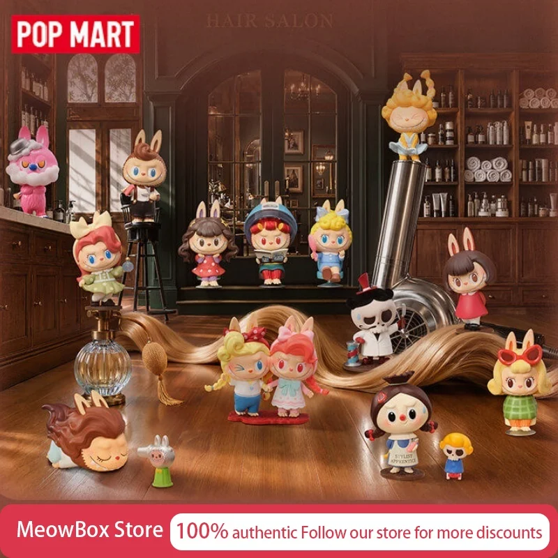 Authentic Pop Mart Labubu The Monsters Hair Salon Series Figure