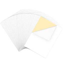 50pcs/set Masking Paper Repositionable Low-Tack Adhesive Sheets Stamp and Die Paper Masks for DIY Stamping Paper Crafting