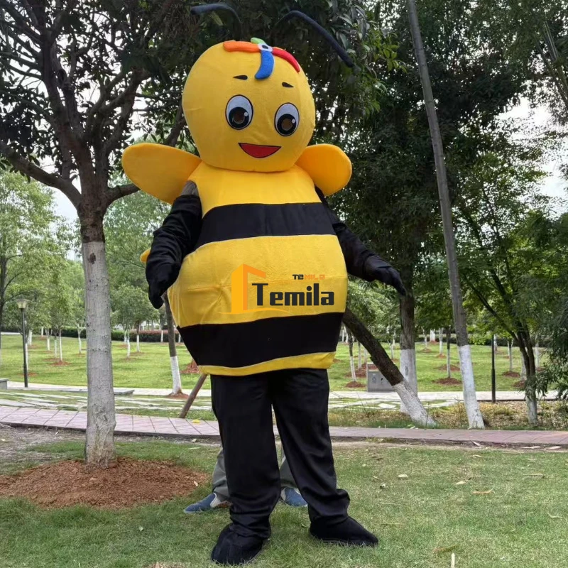 

Cosplay Costumes Bee Mascot Costume Animal Honeybee Plays Stage Performance Advertisement Mascot Party Cartoon Character Prop