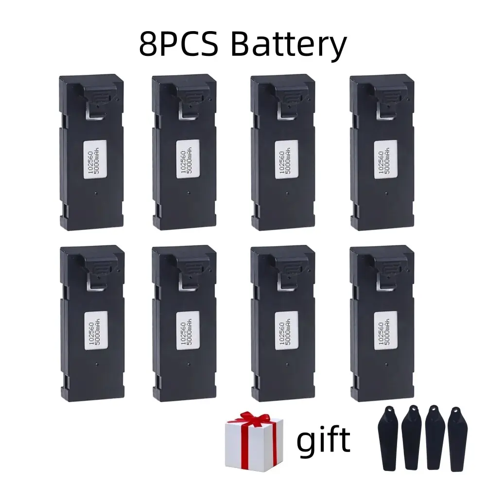 Upgrade 5000mAh E88 Batterij 3.7V Batterij Voor E88 E88PRO E99 E525 P1 K3 P10 A13 S98 RC Drone RC quadcopter Onderdelen Batterij