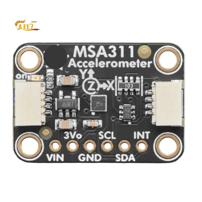 AEE7-MSA311 Triaxial Accelerometer I2C For TEMMA QT/Qwiic Interface
