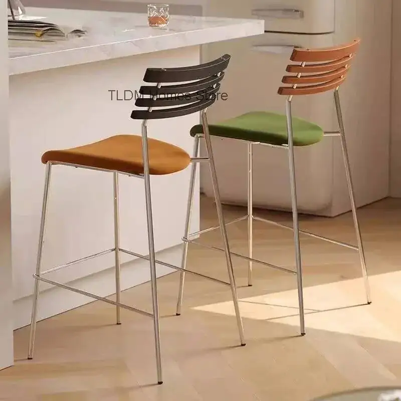 Unique Salon High Chairs Designer Make Up Relax Adults Party Bar Chairs Reception Modern Ergonomic Restaurante Muebles Furniture