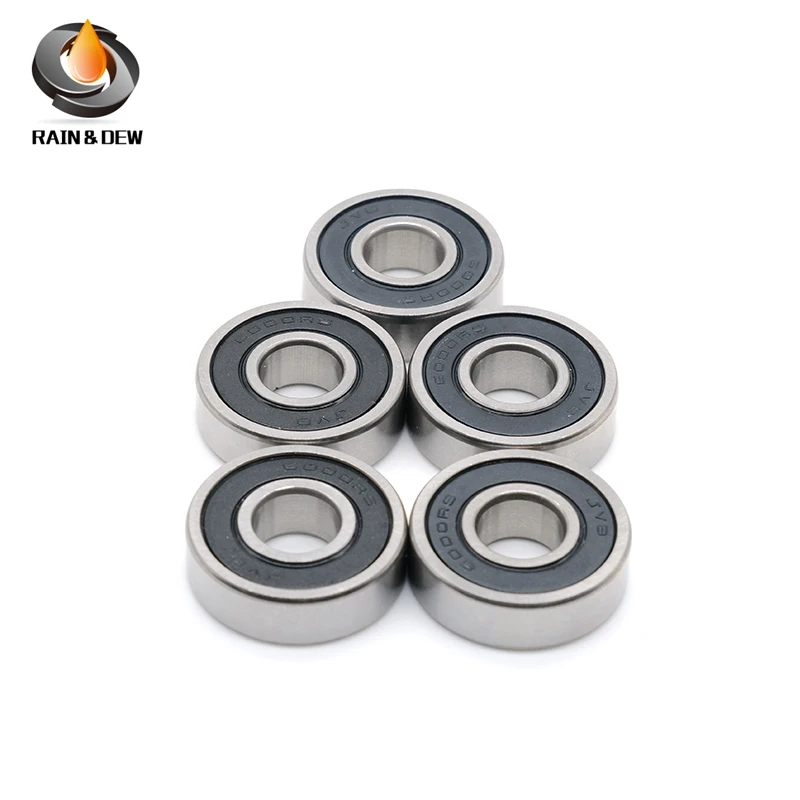 

5Pcs 6001RS Stainless Steel Bearing 12x28x9 mm ABEC-7 440C Deep Groove Ball Bearing S6001RS Ball Bearing 6001