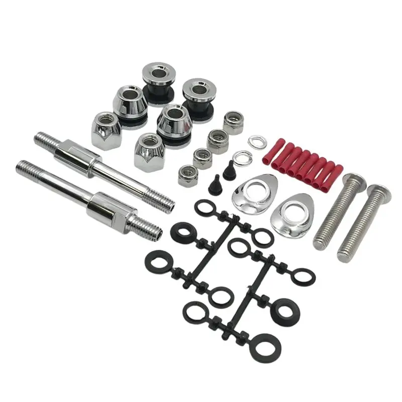 

For Dyna FXD 2002-2005 Model Compatible Hard Drive Sissy Bar Docking Hardware Motorcycle Kit